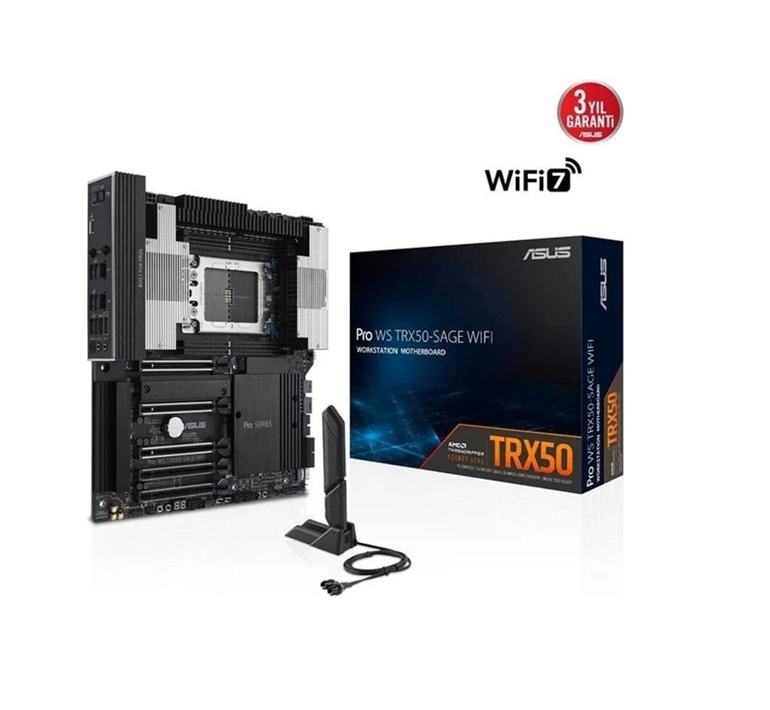 ASUS PRO WS TRX50-SAGE WIFI AMD TRX50 STR5 DDR5 8000 ANAKART