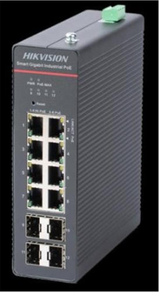 HIKVISION DS-3T1512HP-SI-8P4F 8 PORT+ 4 PO...