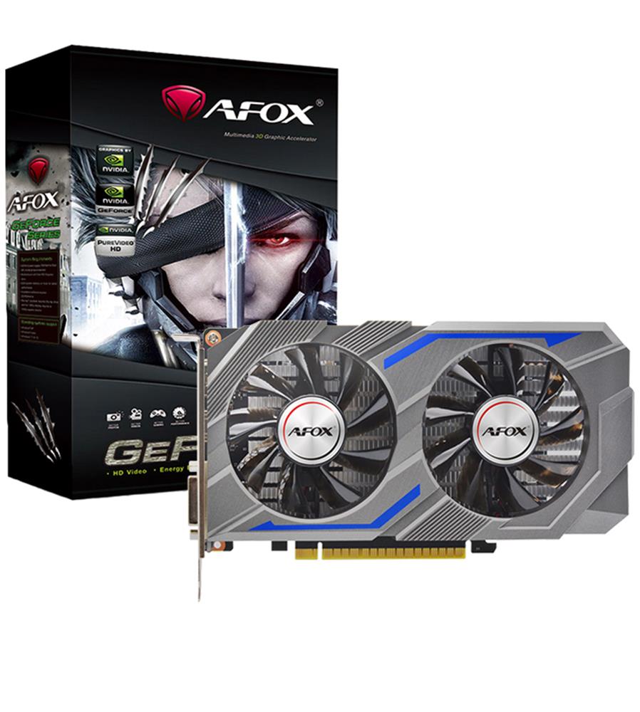 AFOX GEFORCE GTX1650 SUPER 4GB GDDR6 128BİT AF1650S-4096D6H1-V4 DP DVI HDMI ATX DUAL FAN EKRAN KARTI