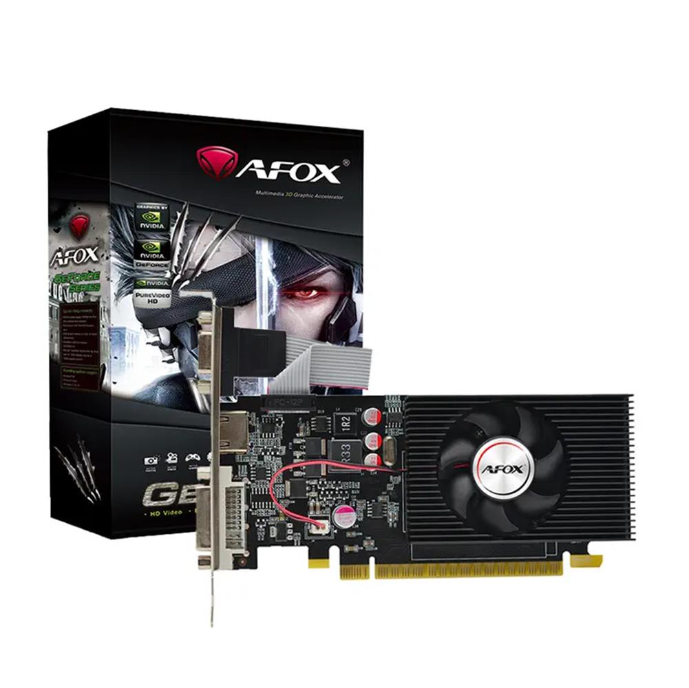 AFOX GEFORCE GT730 2GB DDR3 128BİT AF730-2048D3L2 DVI HDMI VGA LP SİNGLE FAN RETAİL PACK EKRAN KARTI