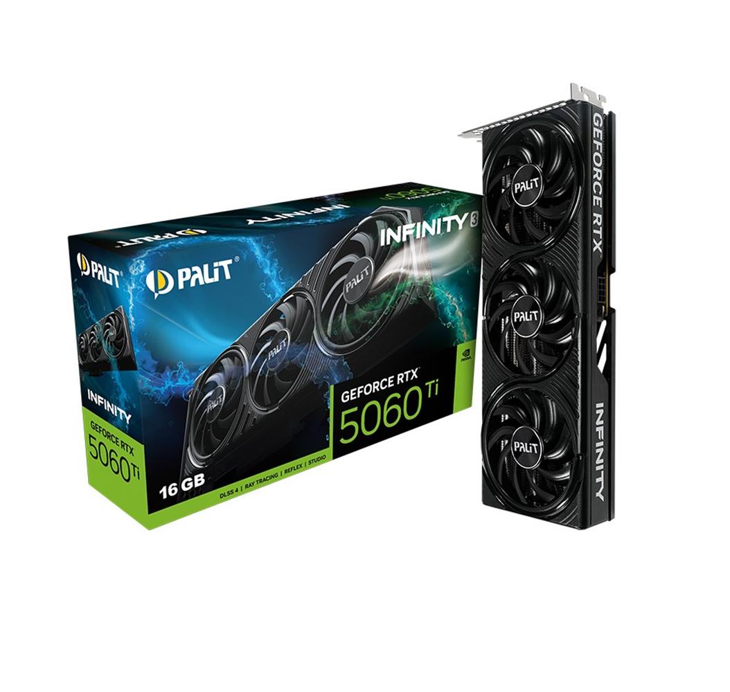 PALİT GEFORCE RTX5060Tİ INFİNİTY 3 16GB 128BİT GDDR7 NE7506T019T1-GB2061S EKRAN KARTI