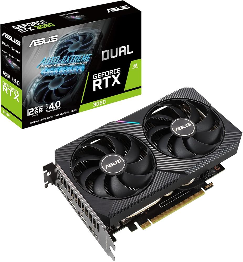 ASUS GEFORCE DUAL-RTX3060-O12G-V2 12GB GDDR6 128BİT DX12 EKRAN KARTI