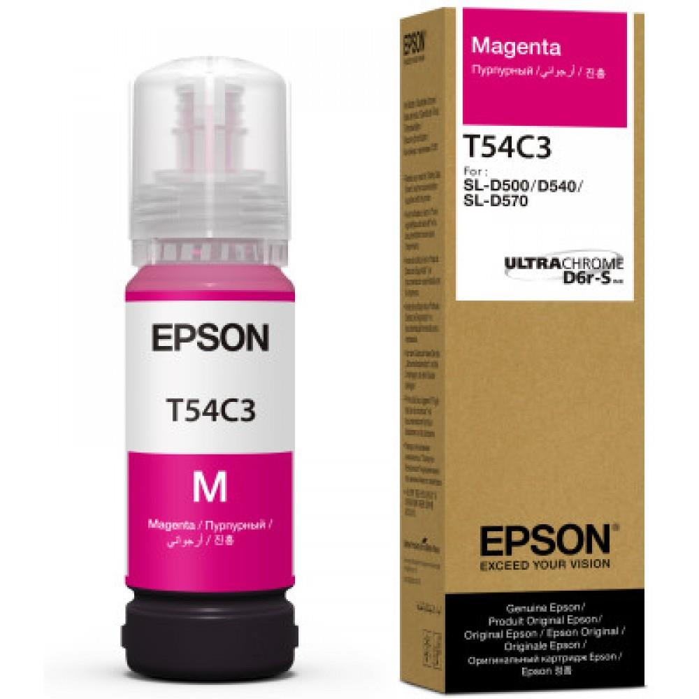 EPSON SURELAB SL-D500 T54C3 KIRMIZI MÜREKKEP 70ml C13T54C320