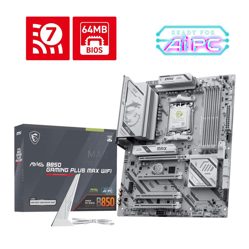 MSI MAG B850 GAMING PLUS MAX WIFI AM5 DDR5...