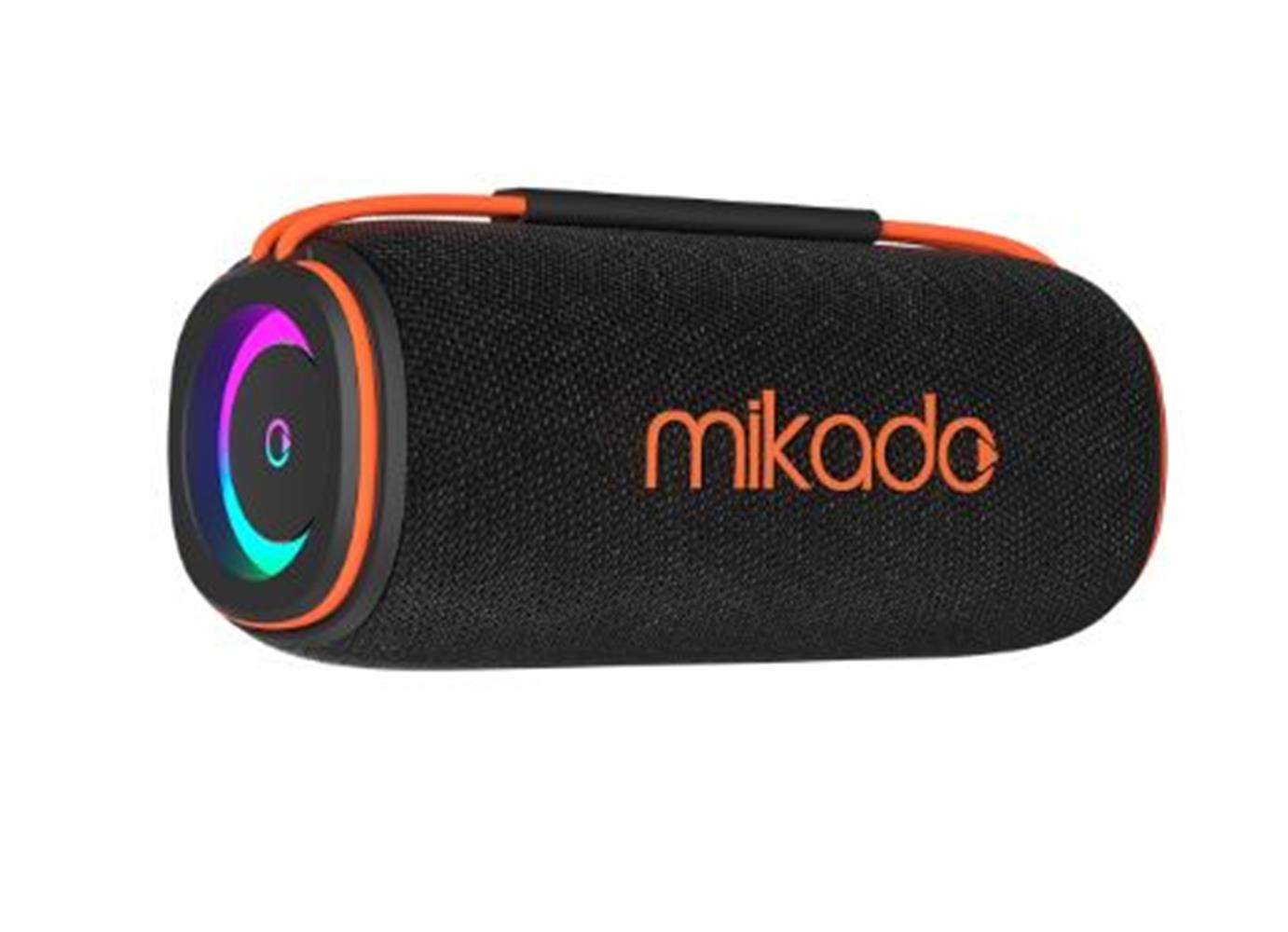 Mikado MD-32BT Siyah IPX6 30W RGB Işıklı 4500mAh TF KART+USB Destekli Bluetooth Hoparlör