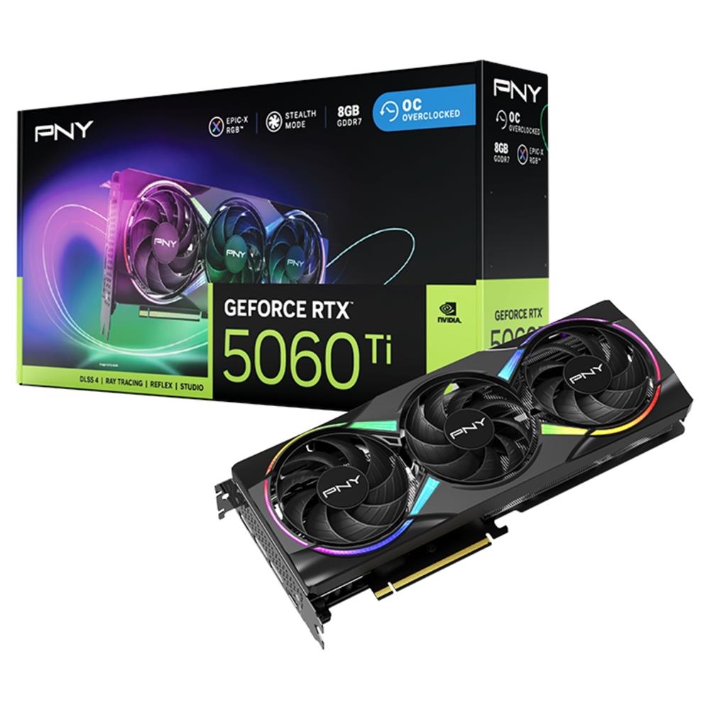 PNY GeForce RTX5060Ti 8GB EPIC-X RGB GDDR7...