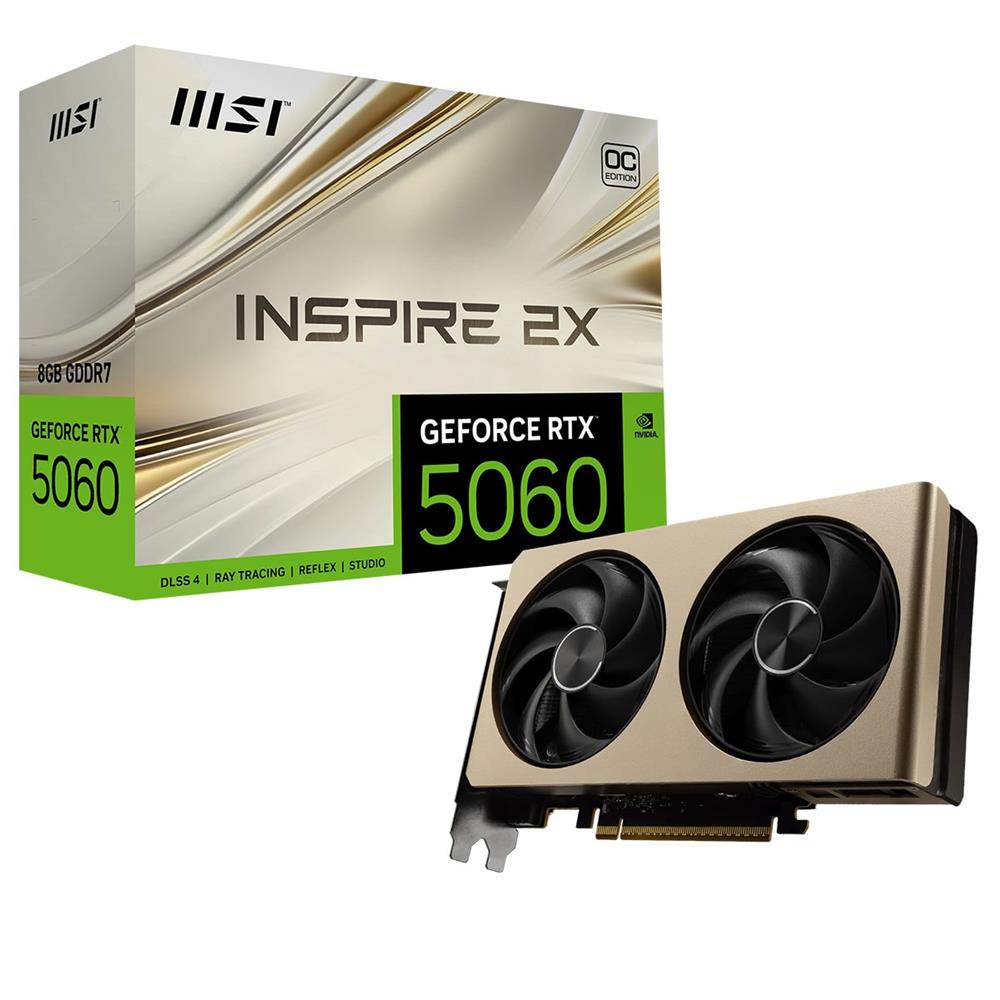 Msi GeForce RTX5060 8G INSPIRE 2X OC 8GB G...