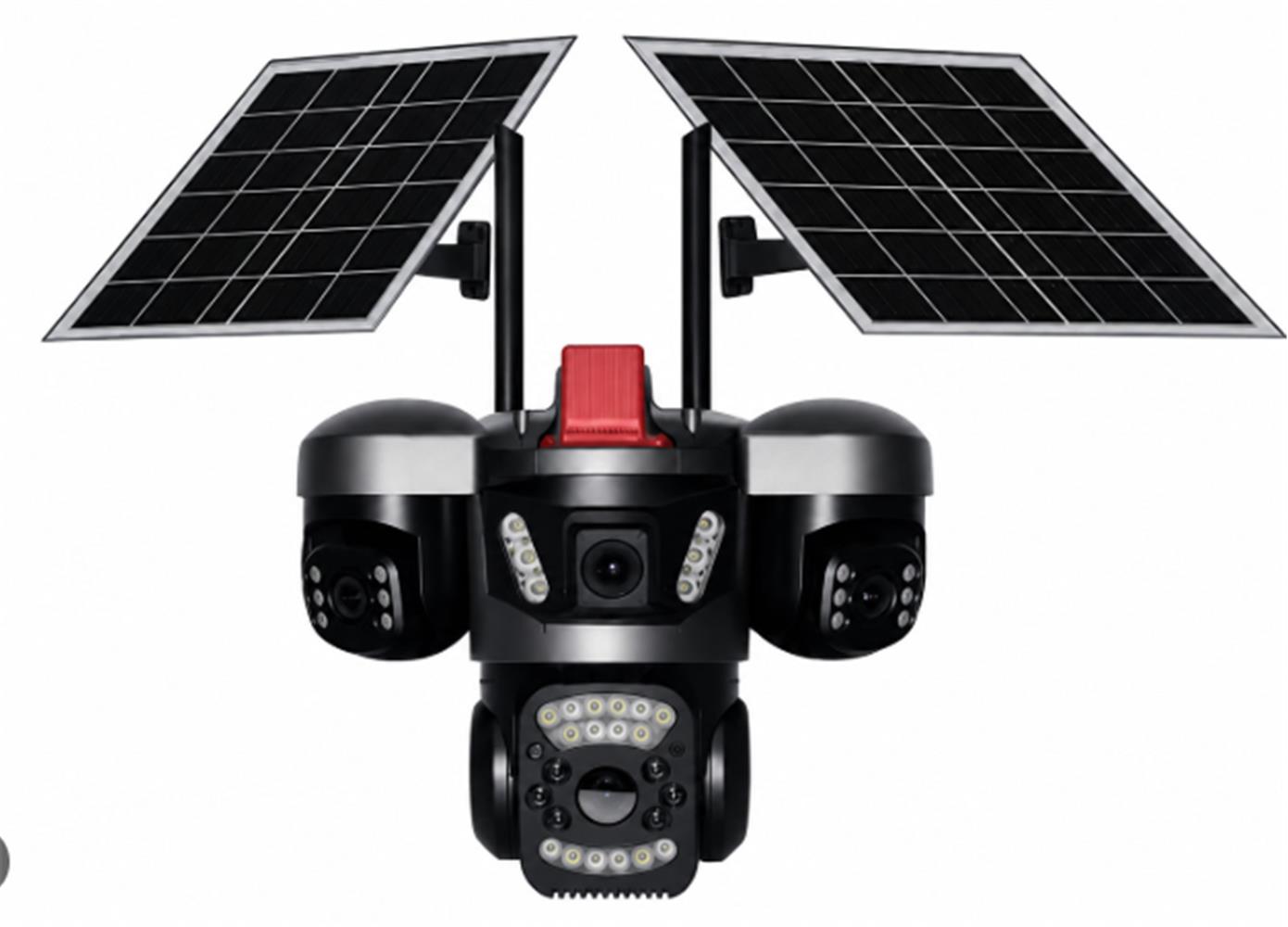 Apronx APX-WSP464 9Mp AOV 4G 2 Solar Panel Üç Kamera PTZ