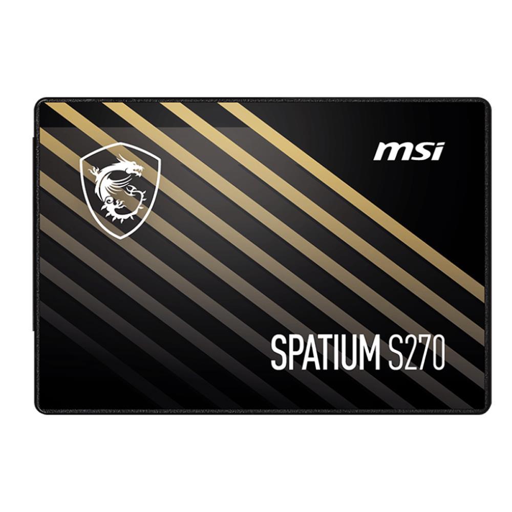 Msi 240GB Spatium S270 2.5 Sata 3 3D Nand SSD Disk Okuma 500MB Yazma 400MB Ssd Disk