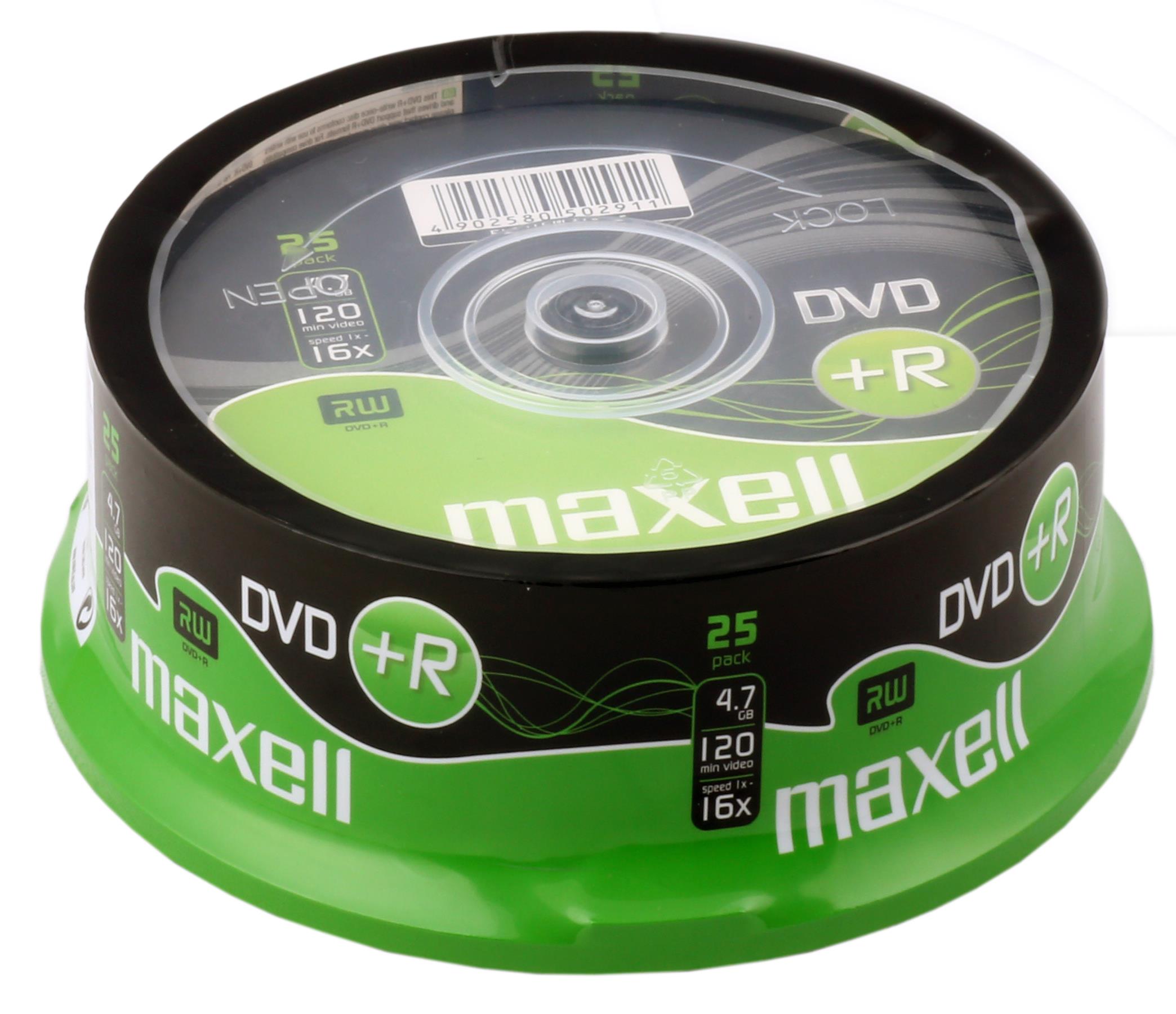 MAXELL 25Lİ 4.7GB 16X DVD+R