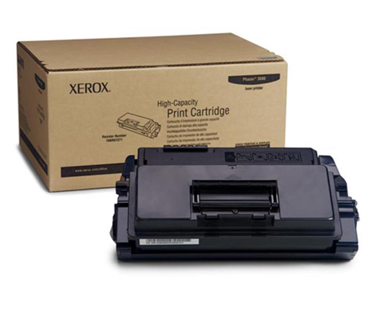 Xerox 106R01371 Phaser 3600 Yüksek Kapasite Black Siyah Toner 14.000 Sayfa