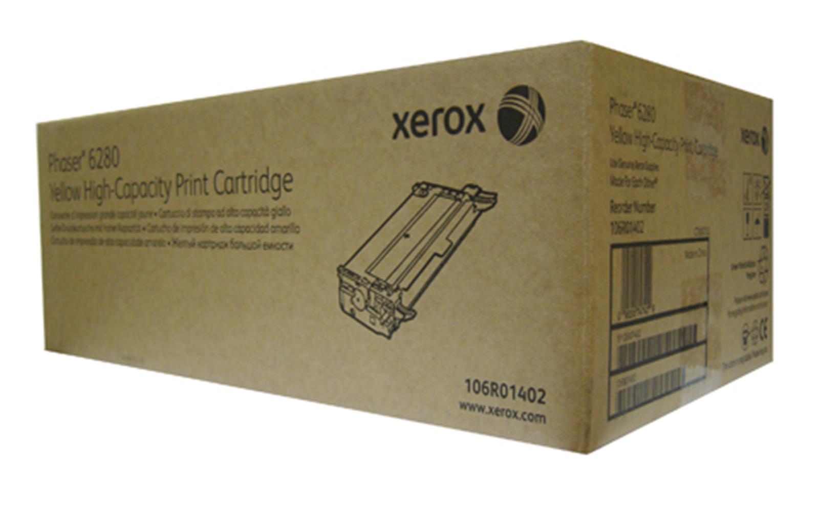 Xerox 106R01402 Phaser 6280 Yüksek Kapasite Yellow Sarı Toner 5.900 Sayfa 