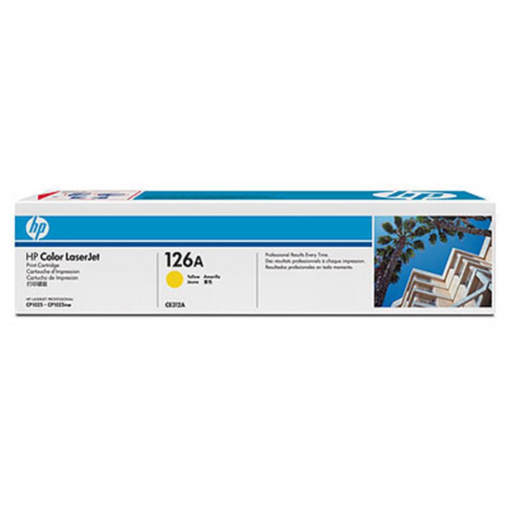 HP 126A Yellow Sarı 1.000 Sayfa Toner CE312A