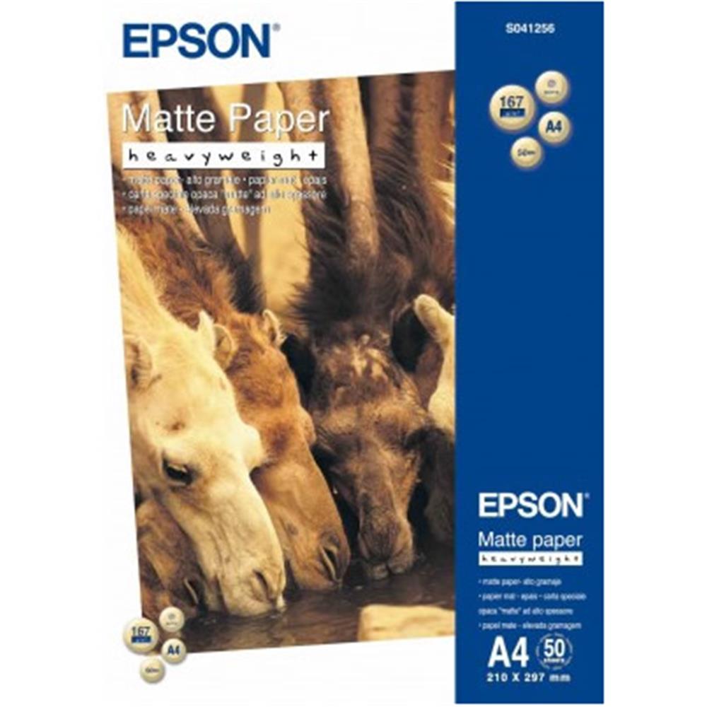 Epson S041256 A4 Mat Fotoğraf Kağıdı 167 gr 50'li Paket