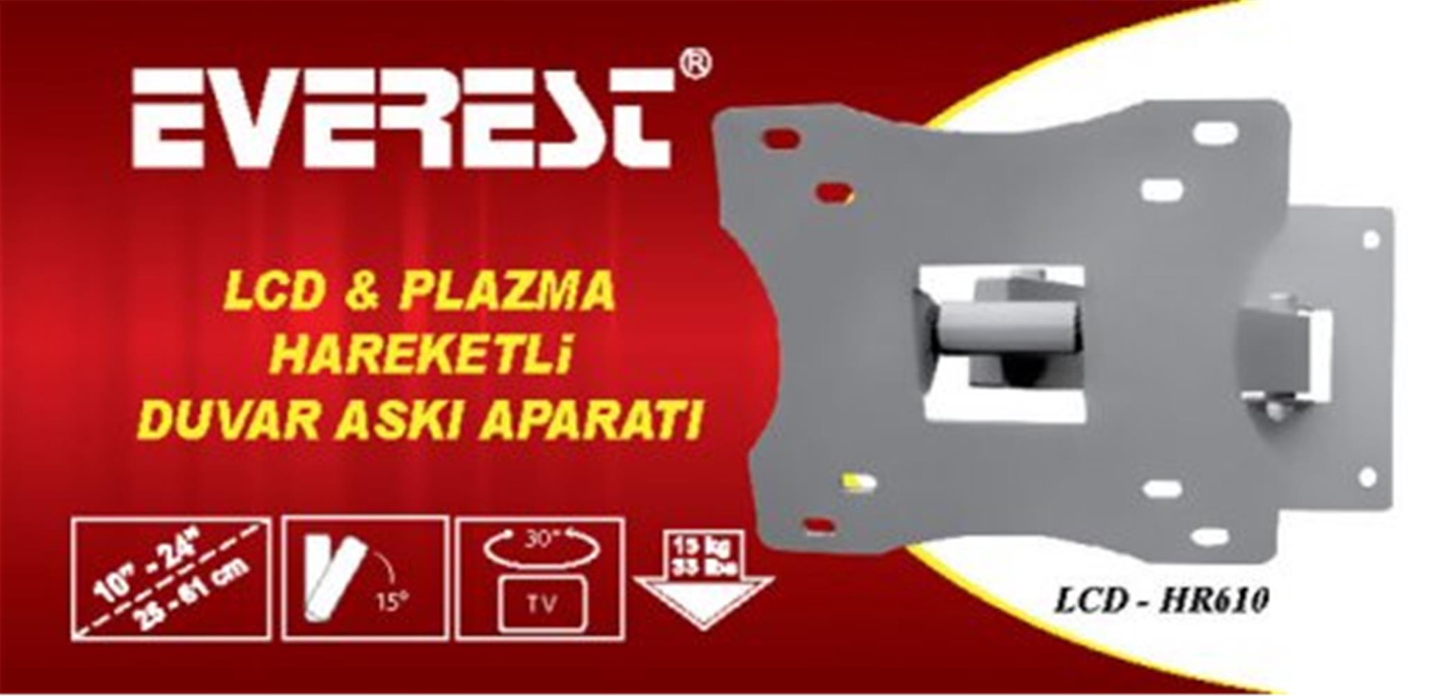 Everest LCD-HR610 10"-24" Hareketli Tv Askı Aparatı