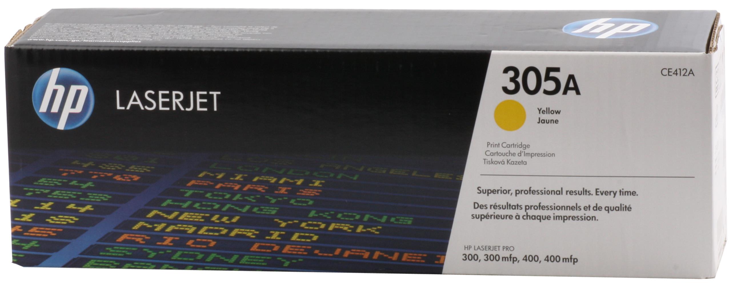 HP 305A Yellow Sarı 2.600 Sayfa Toner CE412A