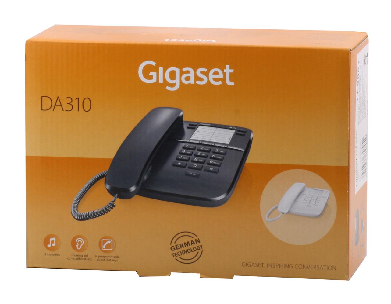 Gigaset Da310 Siyah Masa Üstü Telefon 