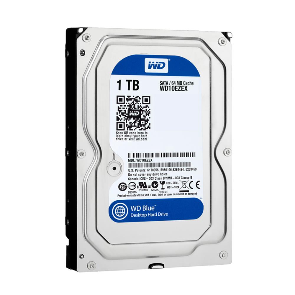 Wd 1Tb Blue 3,5" 64Mb 7200Rpm WD10EZEX Harddisk