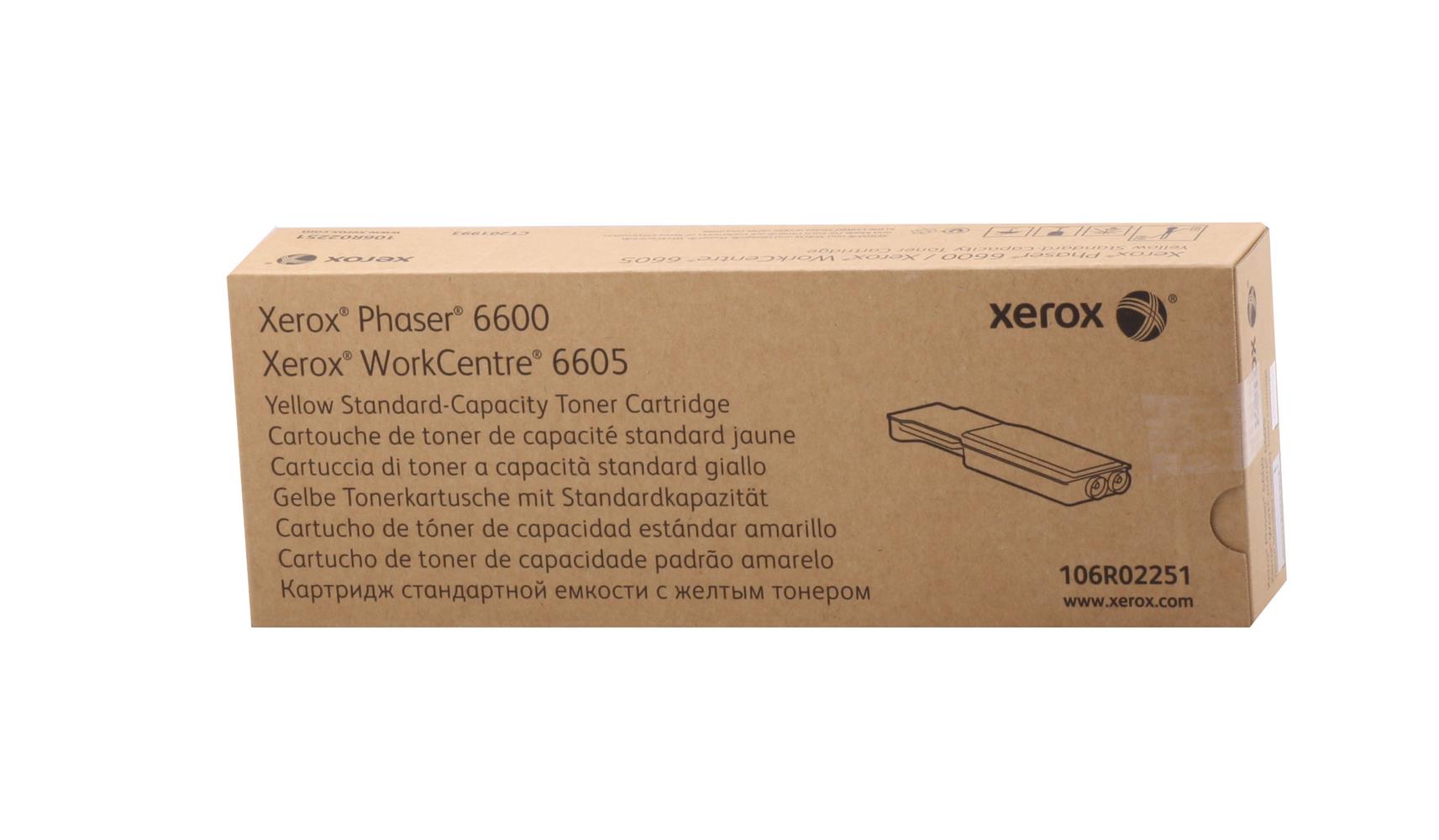 Xerox 106R02251 Phaser 6600-6605 Standart Kapasite Yellow Sarı Toner 