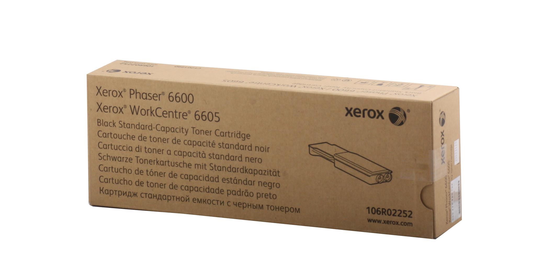 Xerox 106R02252 Phaser 6600-6605 Standart Kapasite Black Siyah Toner Kartuşu 