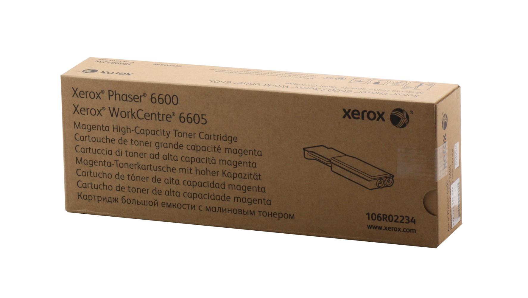 Xerox 106R02234 Phaser 6600-6605 Yüksek Kapasite Magenta Kırmızı Toner 