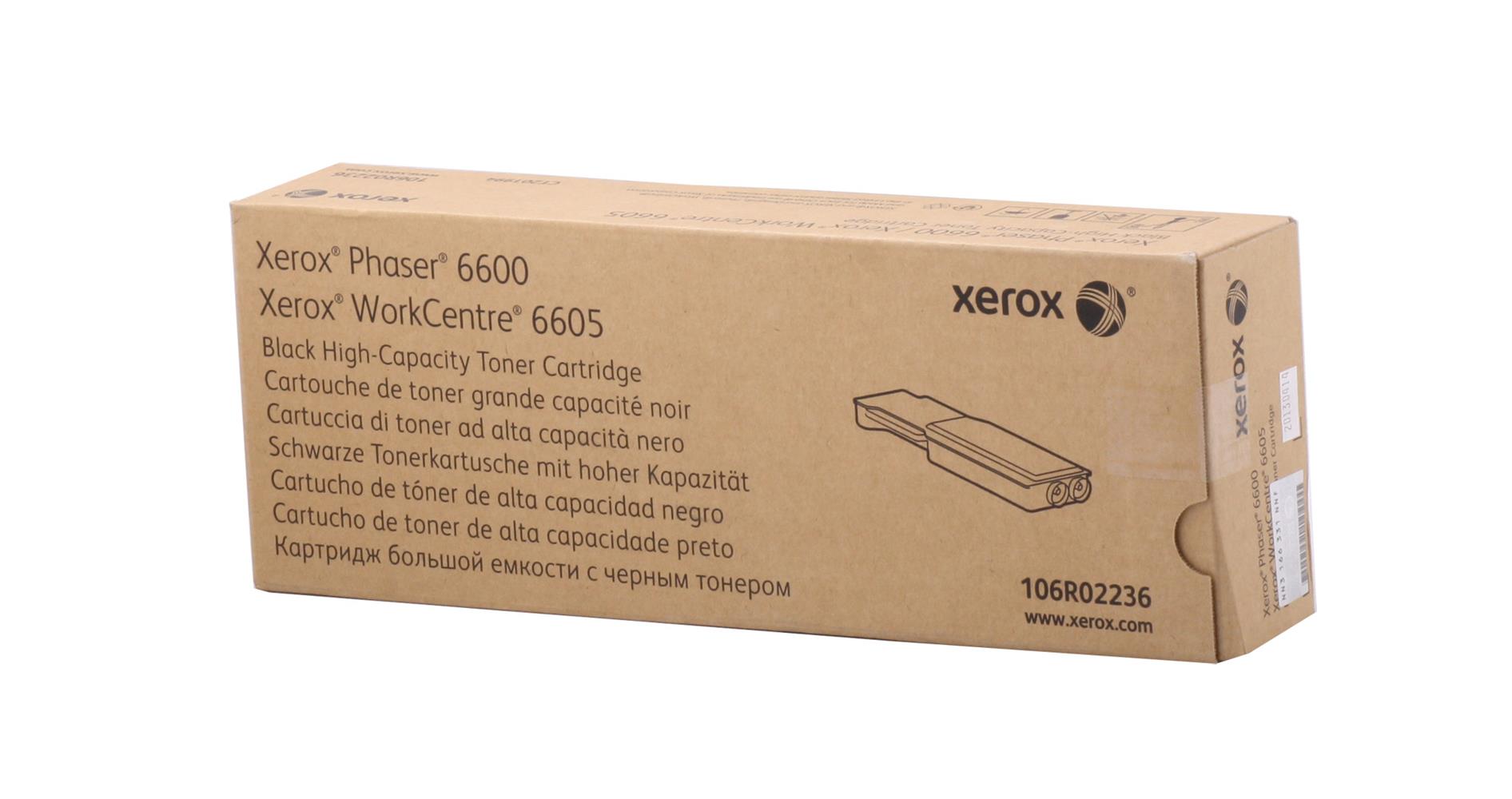 Xerox 106R02236 Phaser 6600-6605 Yüksek Kapasite Black Siyah Toner