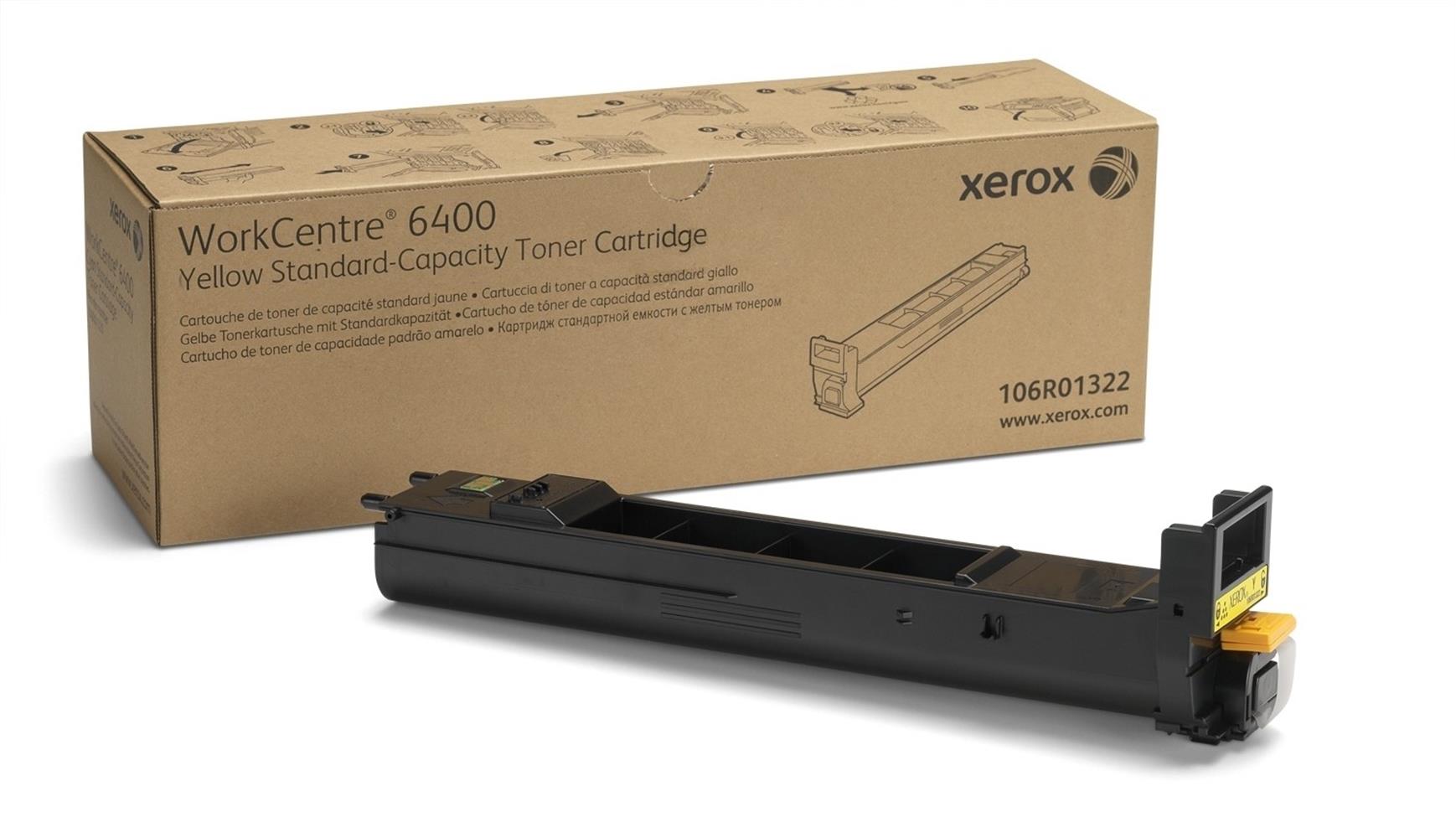 Xerox 106R01322 WorkCentre 6400 Standart Kapasite Yellow Sarı Toner 8.000 Sayfa