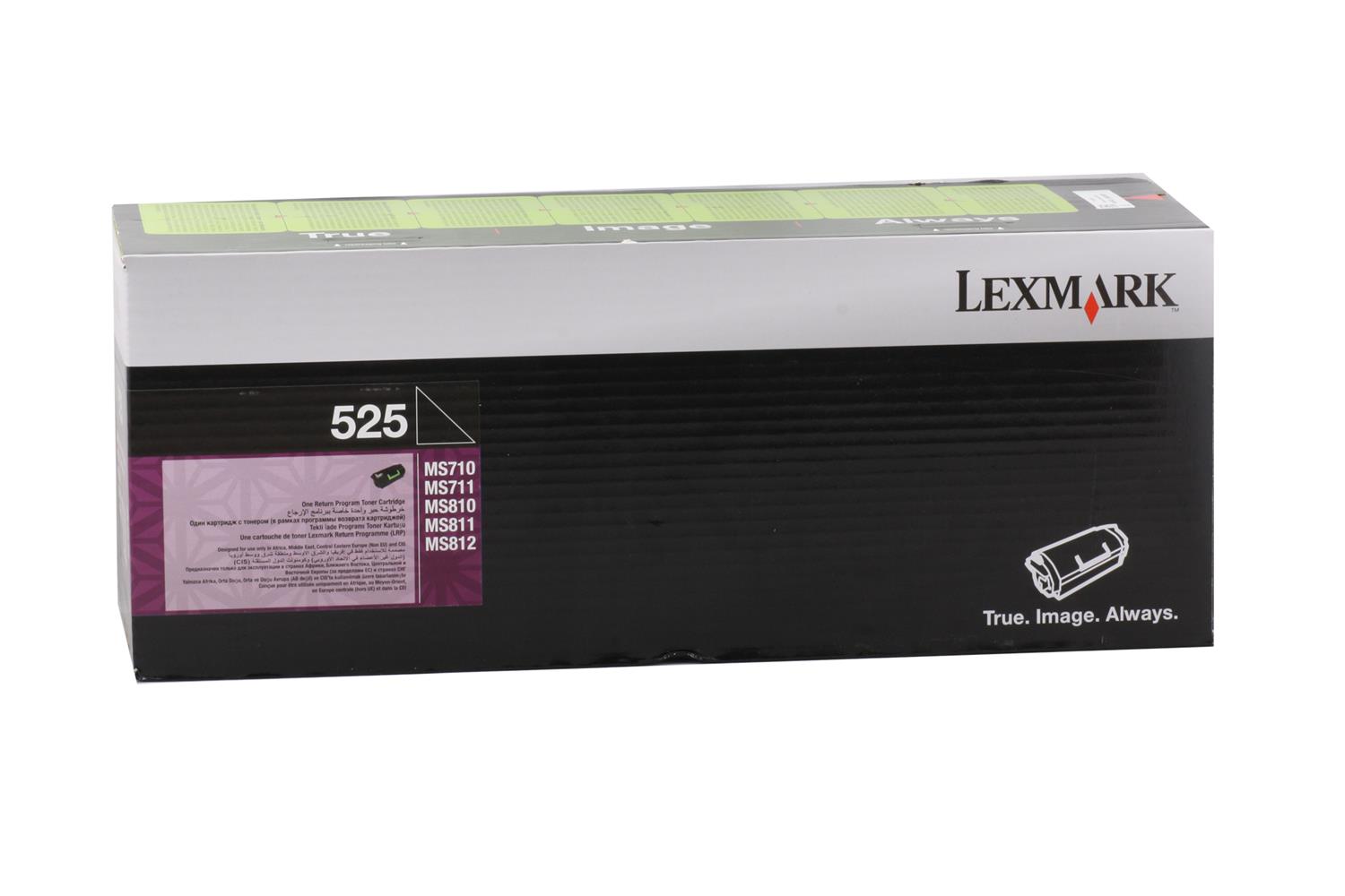 Lexmark 52D5000 (525) 6.000 Sayfa Black Siyah Toner MS710-711-810-811-812