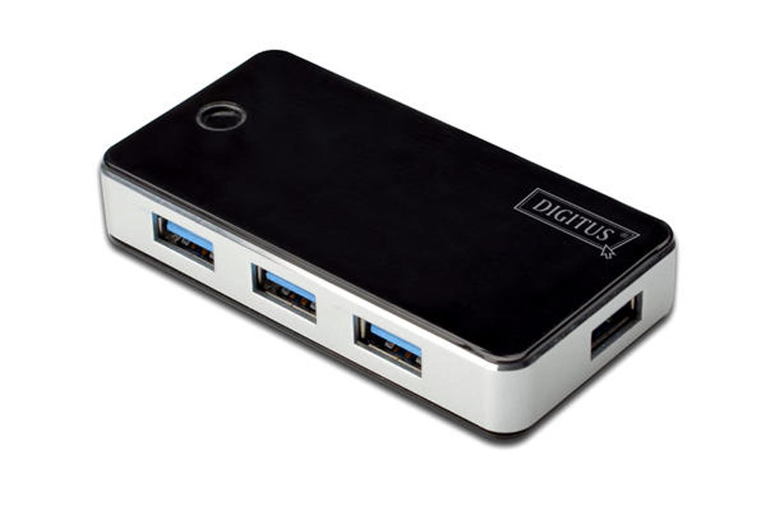 Digitus DA-70231 4 PORT 3.0 SİYAH USB ÇOKLAYICI