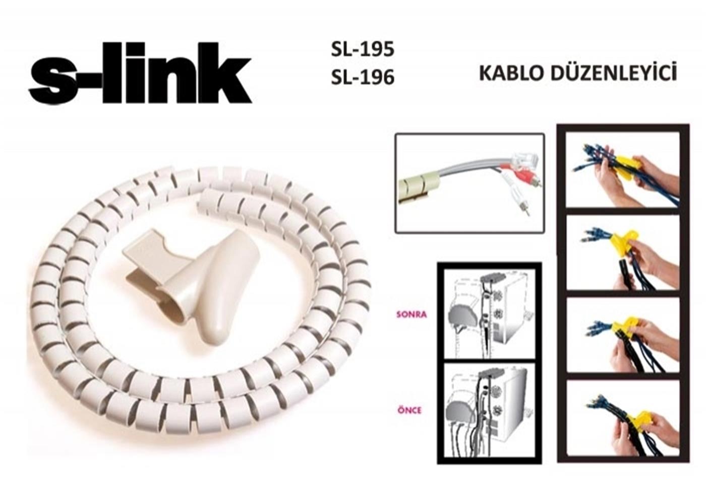 S-link SL-195 22mm 20mt Kablo Toplayıcı