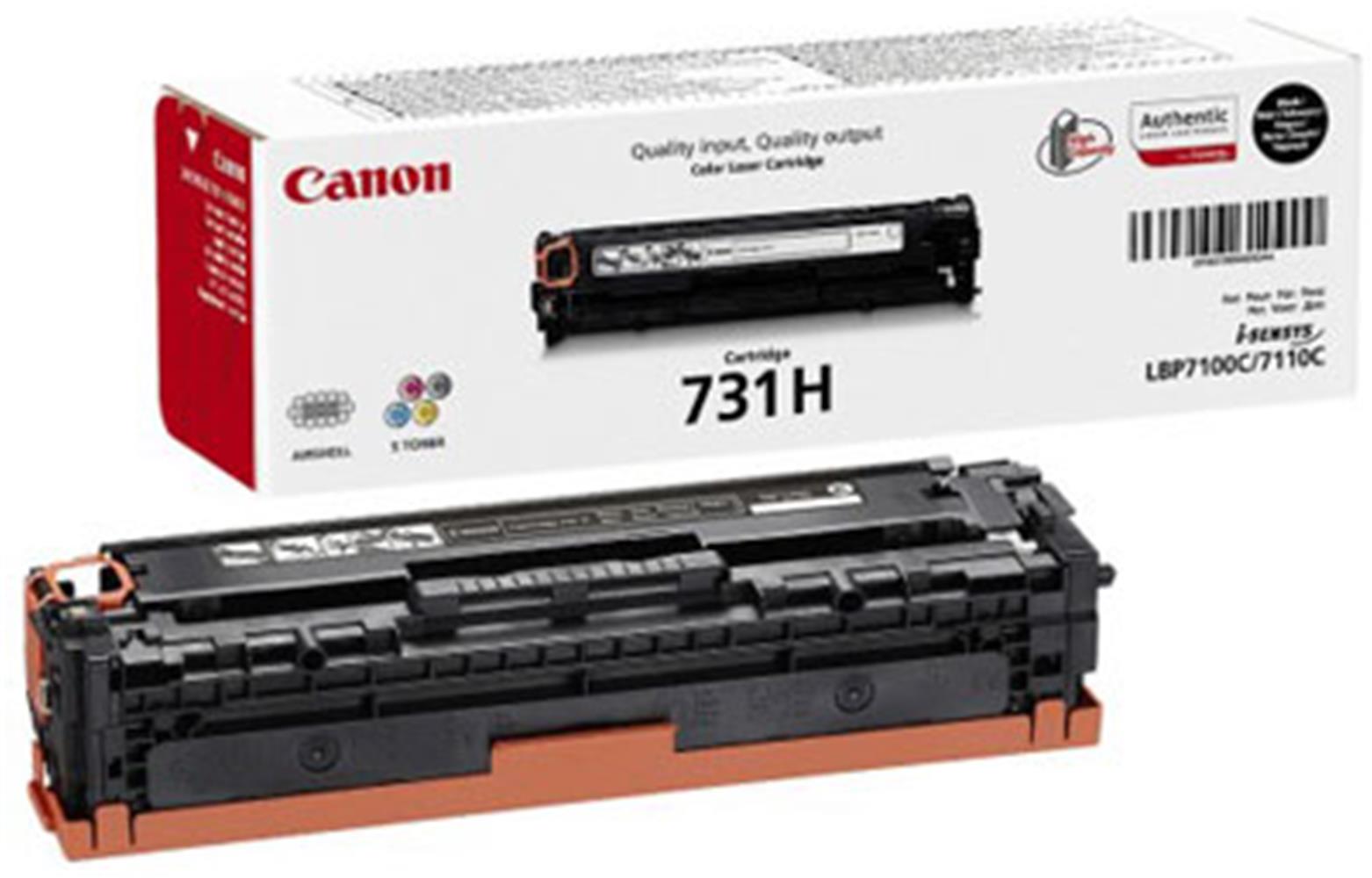 Canon CRG-731H BK Black Siyah 2.400 Sayfa Yüksek Kapasite Toner LBP7110 MF628-8230-8280