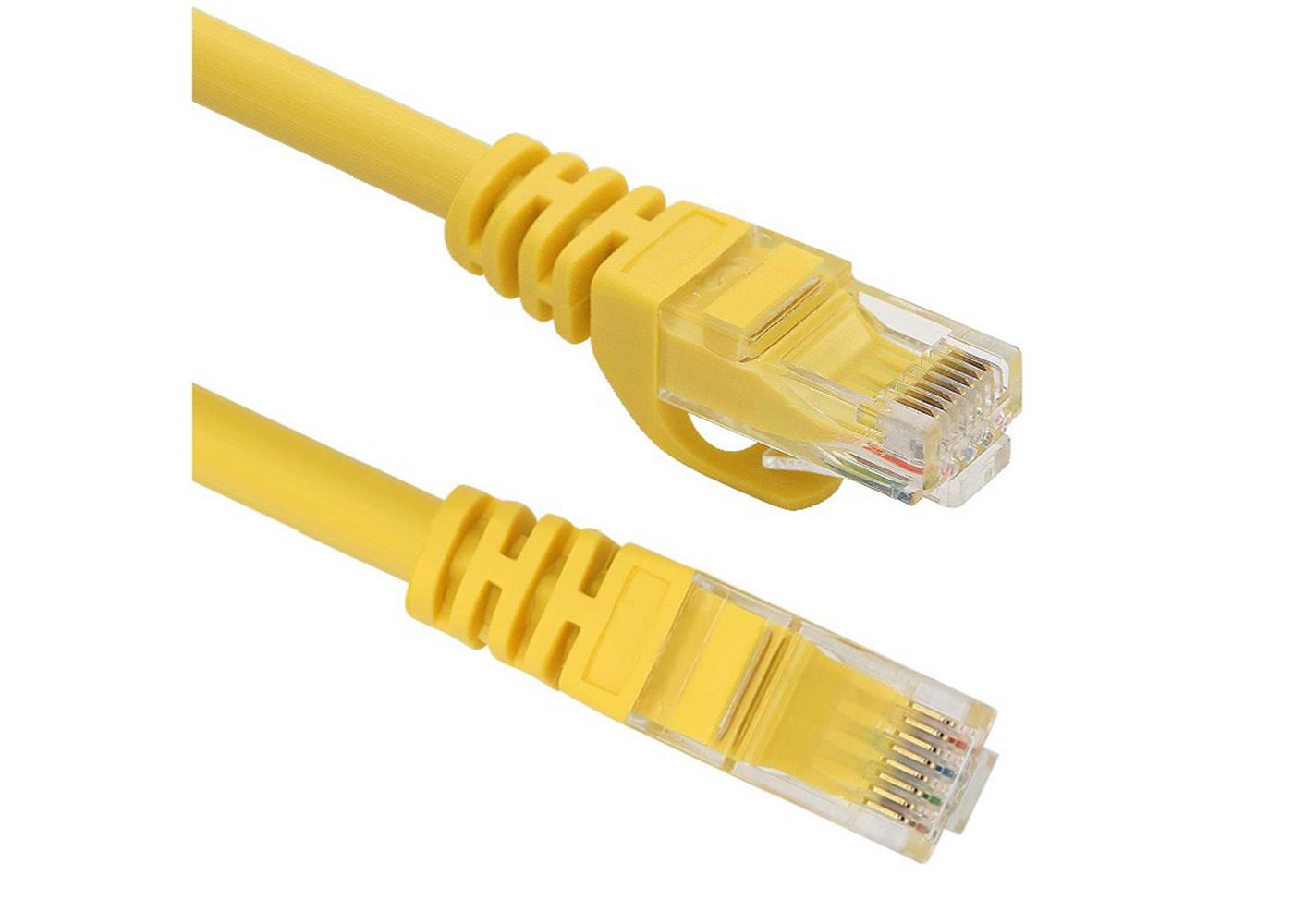 Vcom NP611B-Y-10.0 Cat6 10.0MT Sarı Utp Patch Kablo