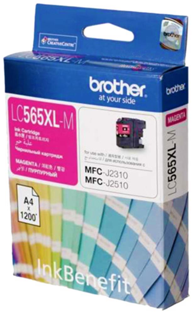 Brother LC565XLM Magenta Kırmızı 1.200 Sayfa Kartuş MFC-J3520-J3720