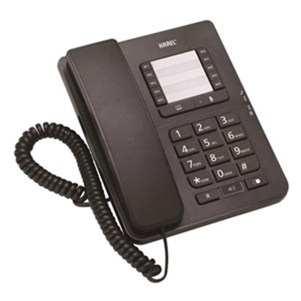 Karel TM142 Siyah Masaüstü Telefon