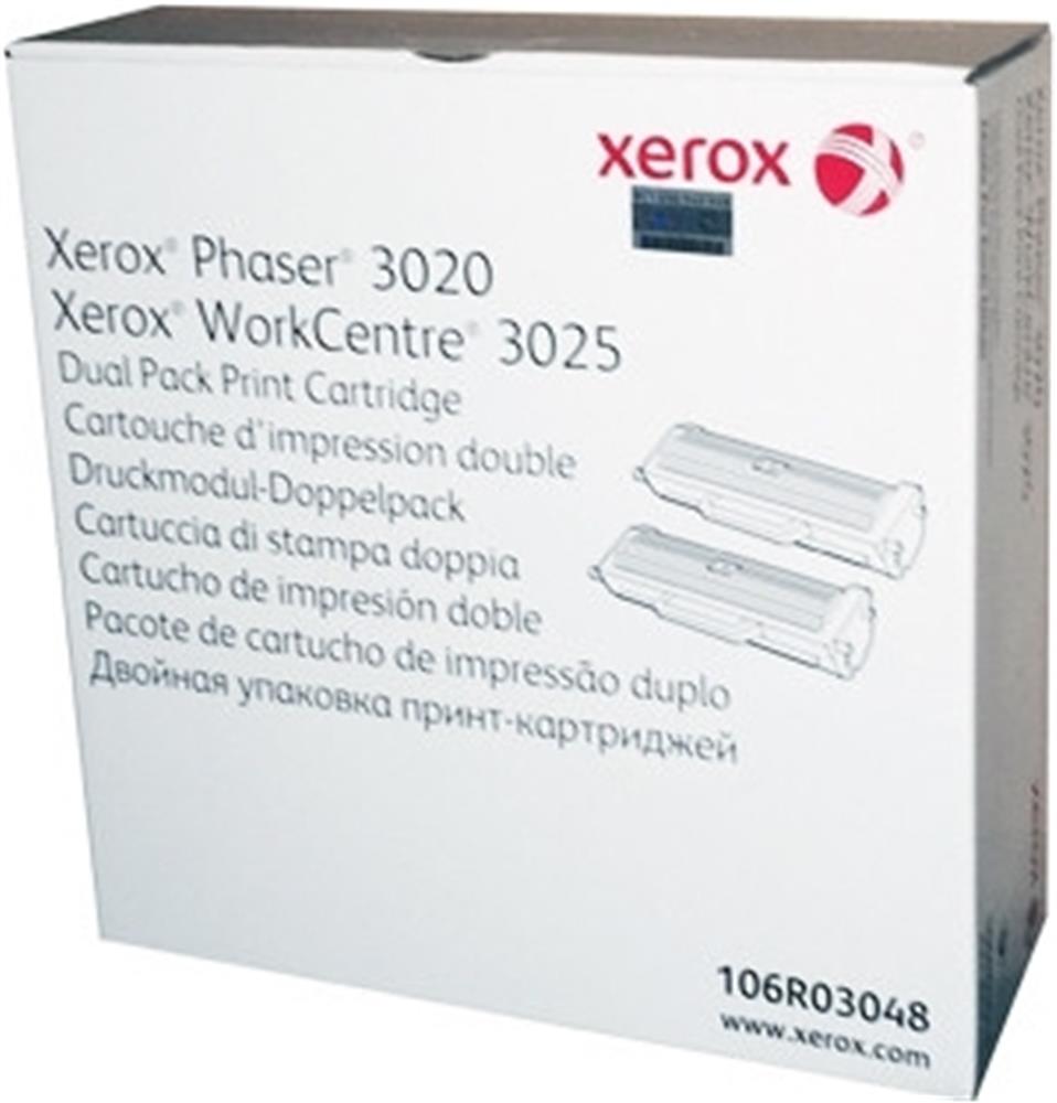 XEROX 106R03048 PHASER 3020-WC3025 DUAL PACK TONER 2X1500 SAYFA 