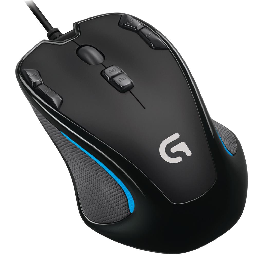 Logitech 910-004346 G300S Optik Kablolu Gaming Oyuncu Mouse Makrolu Siyah Optik 2500 Dpi 9 Buton