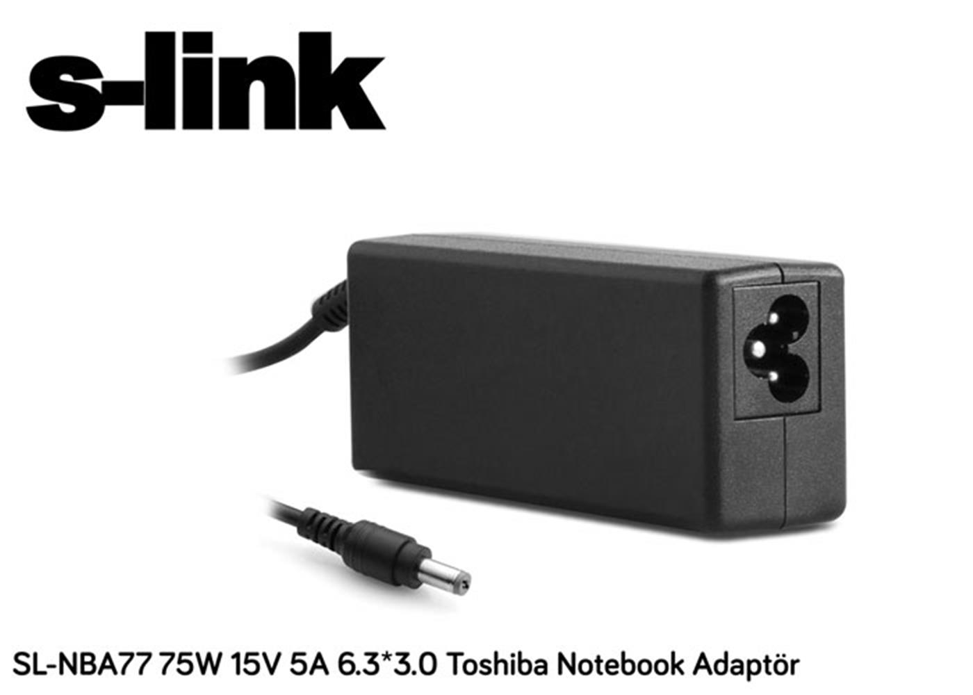 S-link SL-NBA77 75w 15v 5a 6.3-3.0 Notebook Adaptörü