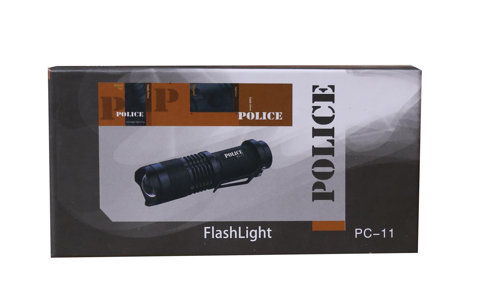 Polıce PC-11 Pilli El Feneri (Power Led + Zoom) Kalem Pille Çalışır 