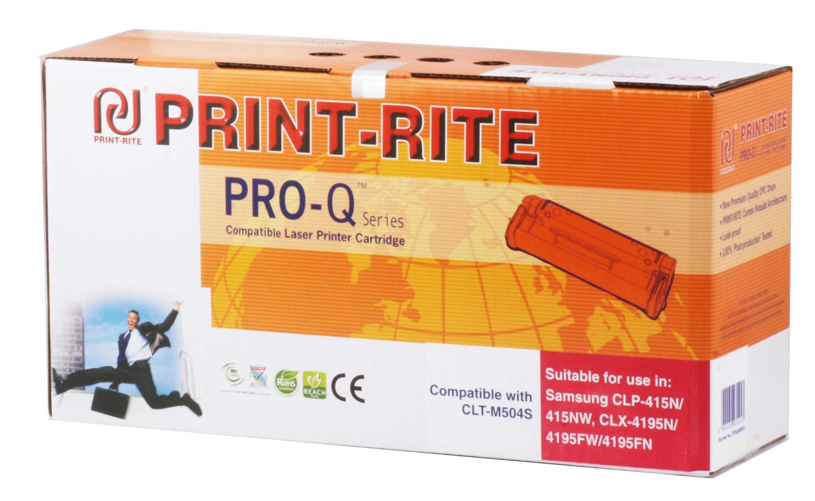 Print-Rite Samsung M504 Magenta Kırmızı Muadil Toner 2.500 Sayfa  SL-C1810W SL-C1860FW  