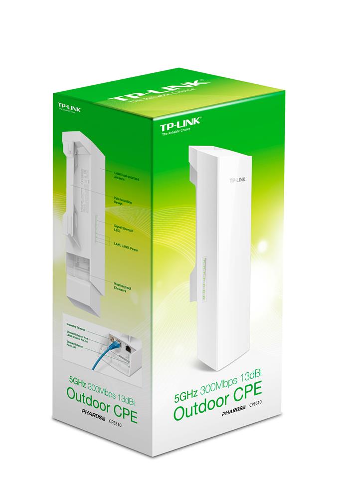 TP-LINK CPE510 OUTDOOR 300 MBPS 13DBI DI MEKAN ACCESS POINT