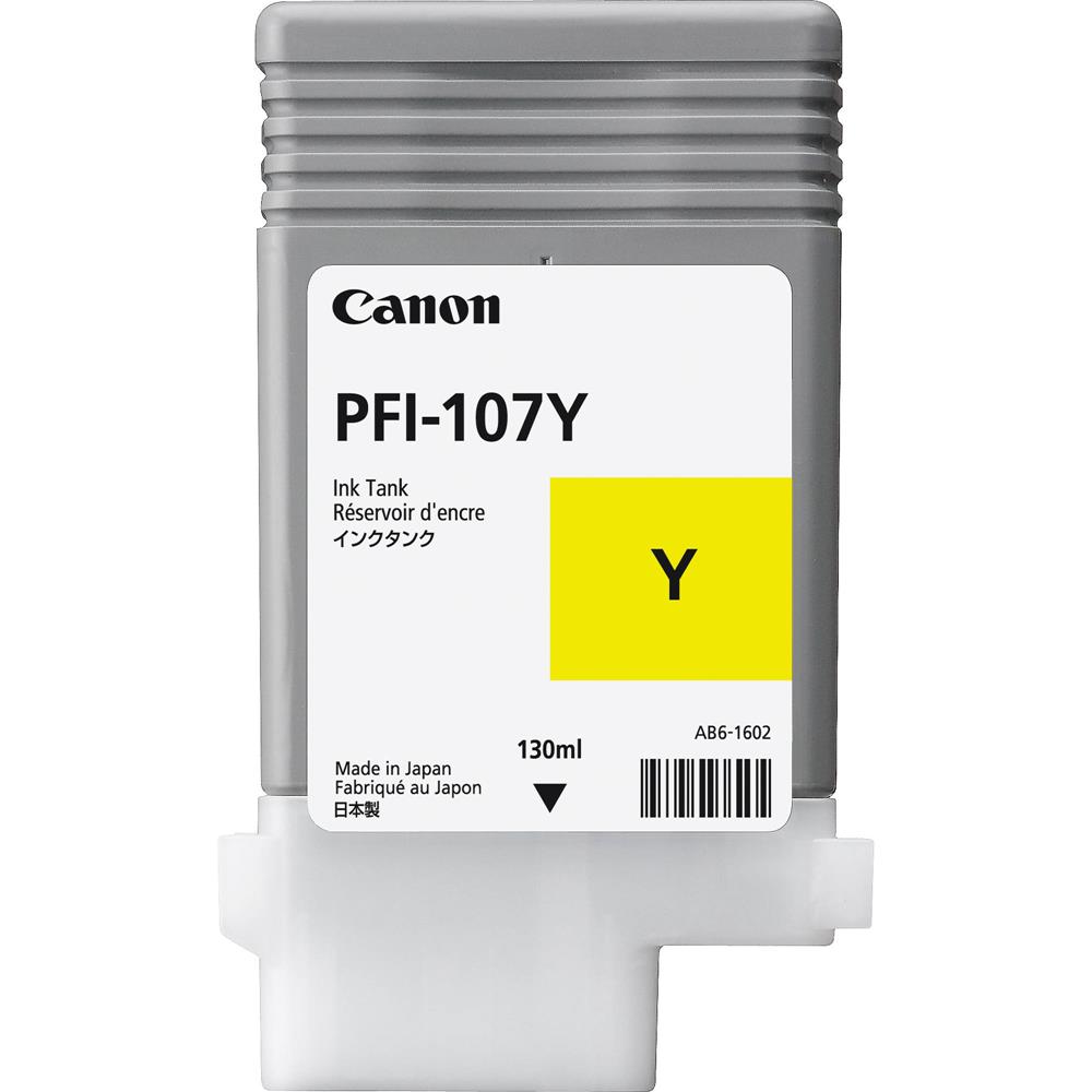 CANON PFI-107Y YELLOW SARI PLOTTER KARTU IPF770-775