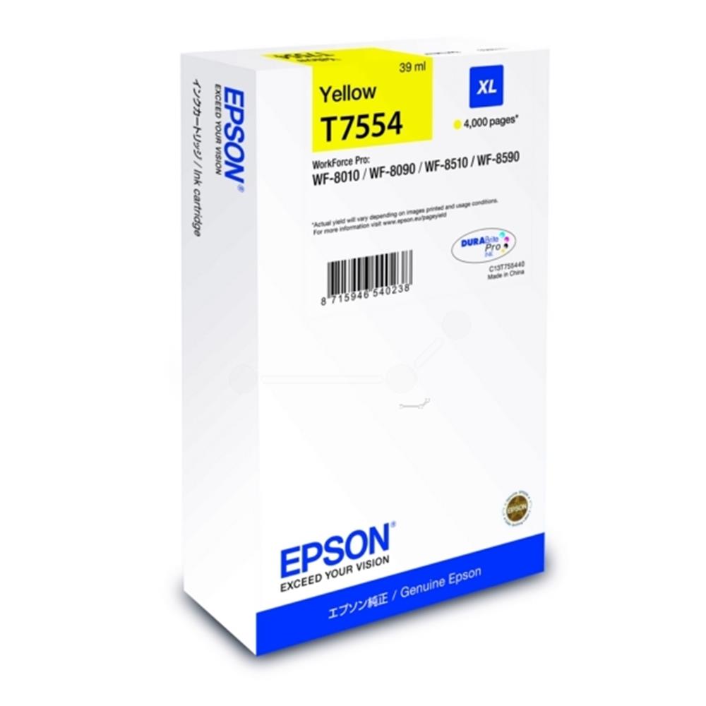 Epson T7554 Yellow Sarı Mürekkep Kartuş T755440