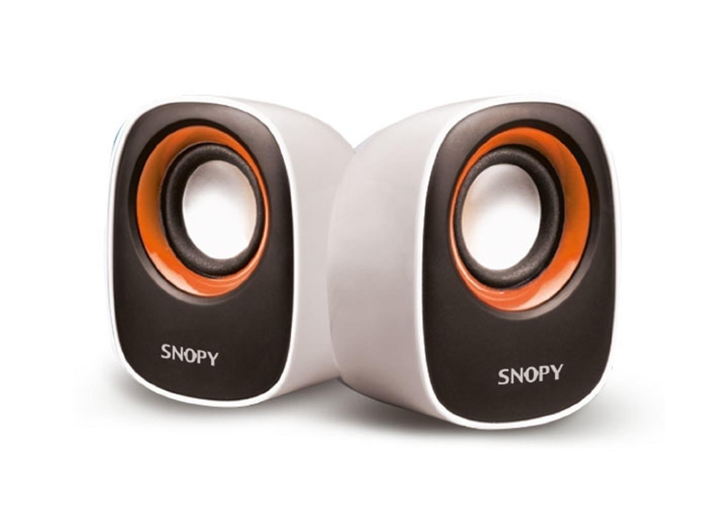 Snopy SN-120 Beyaz Sarı Usb Speaker
