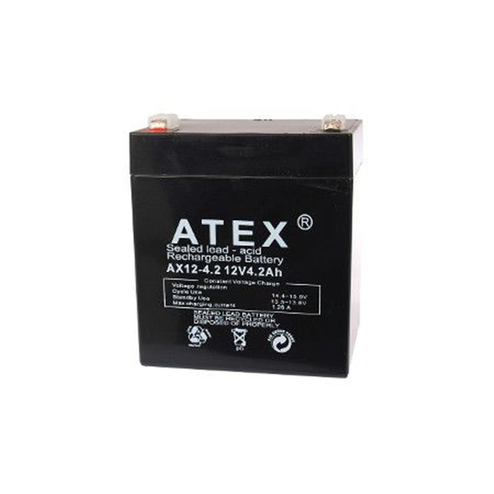 Atex AX-12V 4.2AH Bakımsız Kuru Akü 