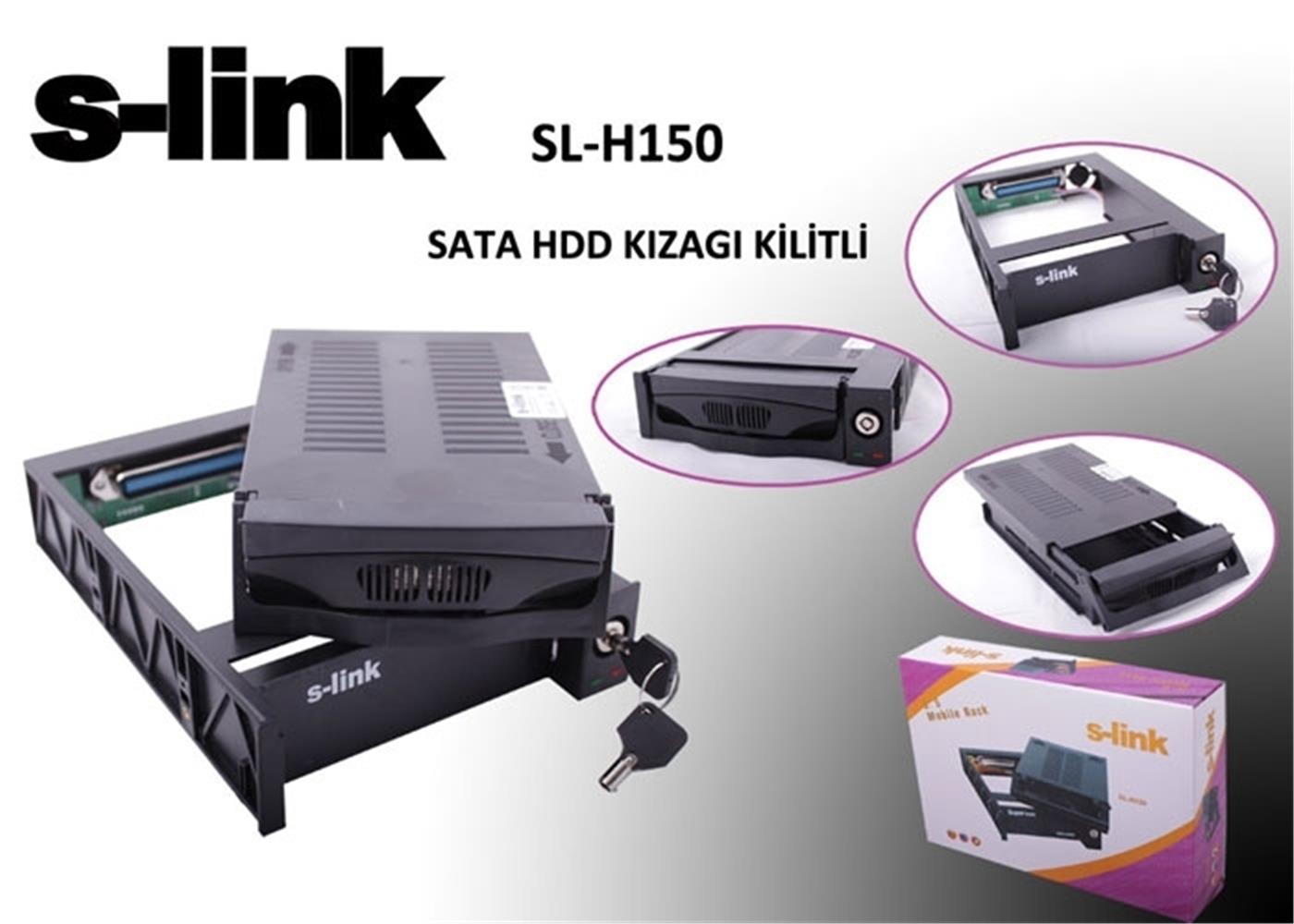 S-Link SL-H150 Sata Hdd Kızağı Kilitli