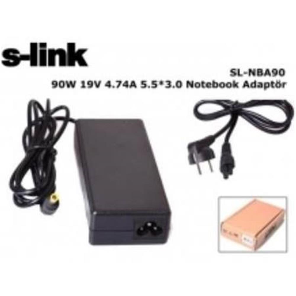 S-link SL-NBA90 90W 19V 4.74A 5.5-3.0 Samsung Notebook Bataryası