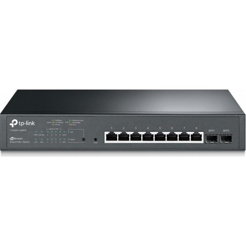 OMADA TP-LINK SG2210P 8 PORT POE+ 10-100-1000 MBPS 2 SFP YNETILEBILIR SWITCH 