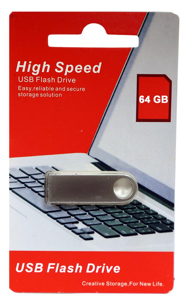 Elba 64GB Metal 2.0 USB Flash Bellek