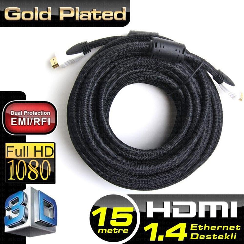 Dark 4K 3D Destekli HDMI Altın Uçlu Kablo - 1.5 Metre