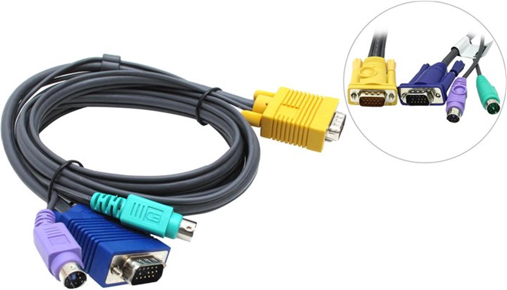 Aten 2L-5202P PS-2 Kvm Cable (1,8m) 